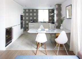 厨房设计装修 厨房设计风格 厨房设计效果图 2020白色餐桌图片