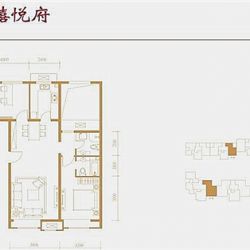 首创禧悦府户型图