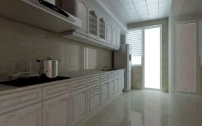 华都·金色兰庭133平米三居室现代风格厨房装修效果图