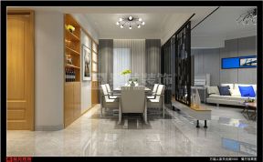 萬(wàn)福人家現(xiàn)代簡(jiǎn)約300㎡復(fù)式餐廳裝修效果圖