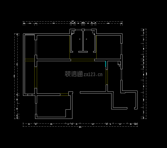 157平米住宅户型设计图