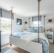 北欧风格海景别墅卧室个性吊床设计图片