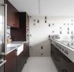 成都现代风格家庭厨房背景墙装饰效果图
