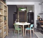 北欧风格98平米小户型餐厅设计图片