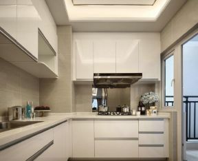 绵阳现代简约风格厨房白色装修效果图