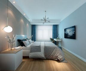 英伦联邦现代简约118平三居室卧室装修案例