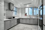 现代欧式风格三居室厨房橱柜设计图片