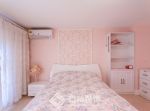 130平米四居室卧室粉色背景墙设计图片