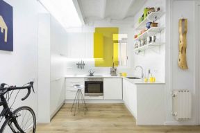  2020白色厨房橱柜效果图片 白色小厨房