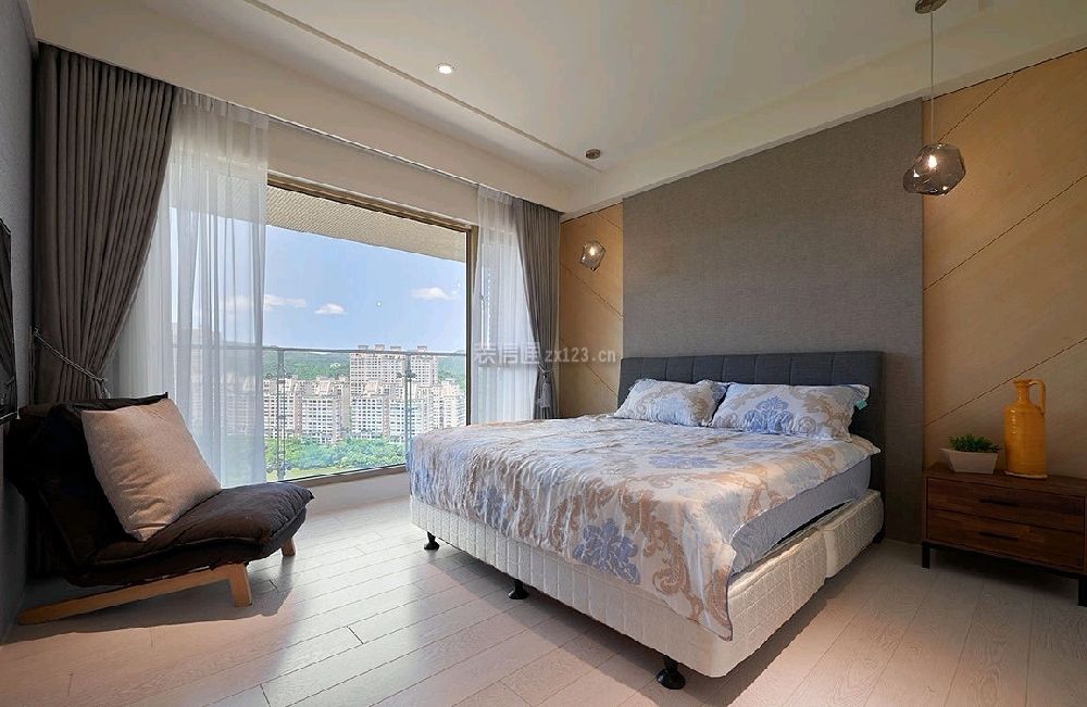 乌鲁木齐新天润香颂2023现代卧室装修风格效果图