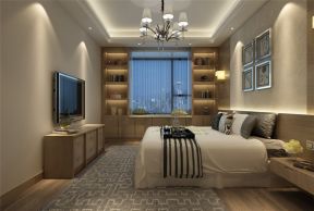 2020现代中式卧室装修 2020现代中式卧室效果图大全 