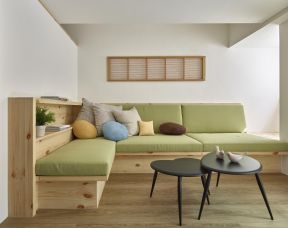  日式客厅装修图片大全  2020卡座沙发设计 卡座沙发图片