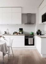 2023清新白色北欧风格厨房橱柜装修效果图