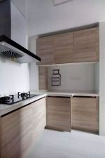 北欧风格58平米小户型厨房背景墙装修图片
