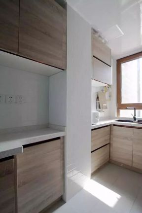 北欧风格58平米小户型厨房橱柜装修图片