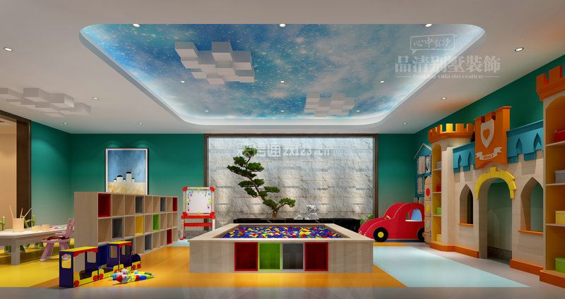 600平米别墅儿童娱乐房装修效果图