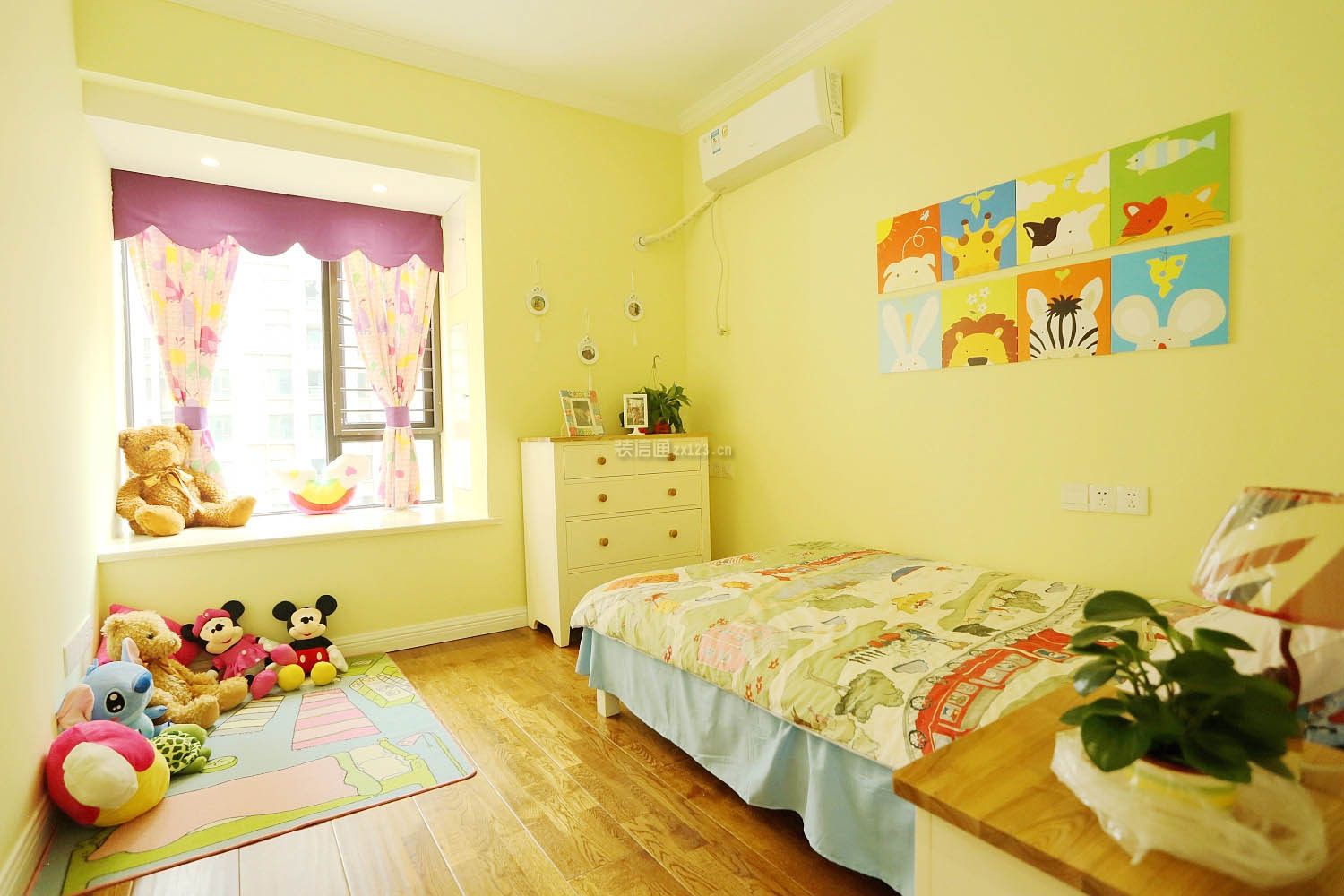 96平方房子儿童卧室装修布置效果图