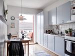 30平米公寓小清新厨房装潢设计效果图