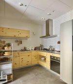 日式风格30平米公寓厨房设计装潢图