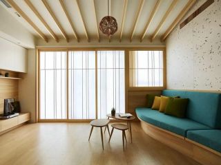 日式风格30平米公寓客厅装潢图片