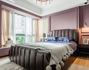 家庭卧室装修图 家庭卧室装修设计 2020卧室粉色壁纸效果图