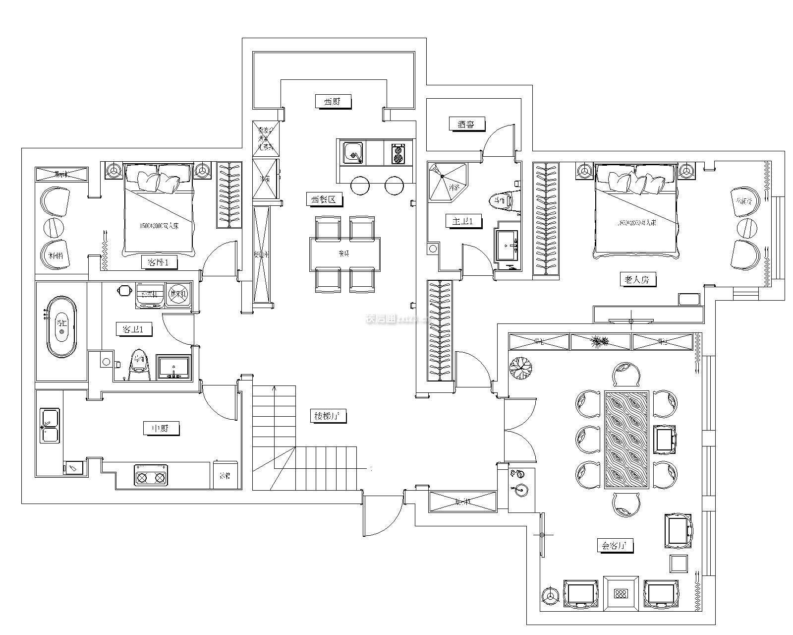 2023家庭复式户型设计图