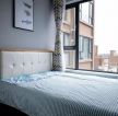 简约北欧风格87平两居卧室飘窗设计图片