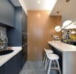 小户型高端样板房厨房餐厅一体设计图片