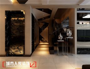 吴中天玺150平四居后现代风格走廊设计图片
