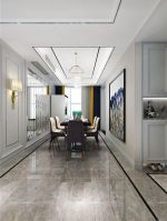 浔南·理想家园124平米三居室美式风格餐厅装修效果图