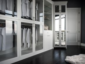 2023时尚家装白色衣柜镜子设计图片
