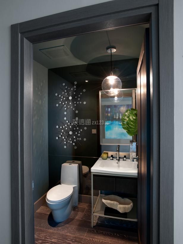 2023现代风格公寓卫生间洗手台设计图片