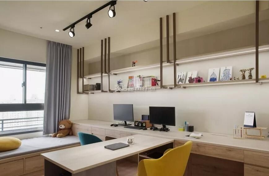 2021温馨新房室内书桌设计装修效果图