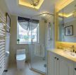 现代风格160㎡二居室卫生间淋浴房设计图片