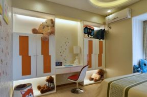 2020儿童房卧室装修设计效果图片 2020儿童房卧室兼书房装修效果图 2020儿童房卧室装修