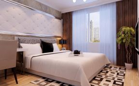 家庭卧室灯 2020家庭卧室设计效果图 家庭卧室窗帘装饰 