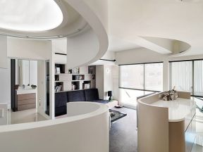 紫御江山113㎡北欧风格两居室客厅装修效果图