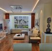 中海国际两居107平现代简约风格客厅全景效果图