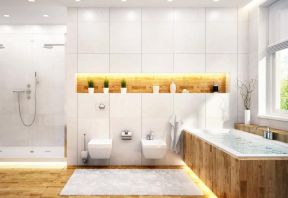 2020大户型卫生间装修 卫生间浴缸装修 卫生间浴缸装修图片