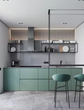 简约北欧风格50平米小户型厨房设计图片