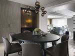 简约现代风格141平三居室餐厅餐椅设计图