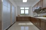136平中式风格厨房推拉门设计效果图