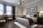 新中式风格172平米四房卧室休闲椅装修效果图