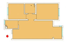 2023两居室户型平面布局图