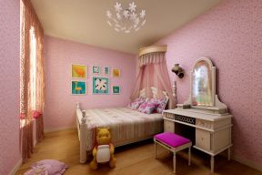 2020粉色卧室装修效果图欣赏 卧室梳妆台设计图片