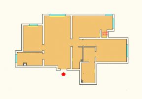 137平米四居室住宅平面设计图