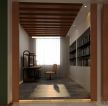 美式风格137平米书房木质吊顶装修效果图