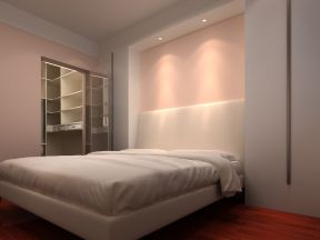 137平米房屋卧室隐形床设计装修效果图