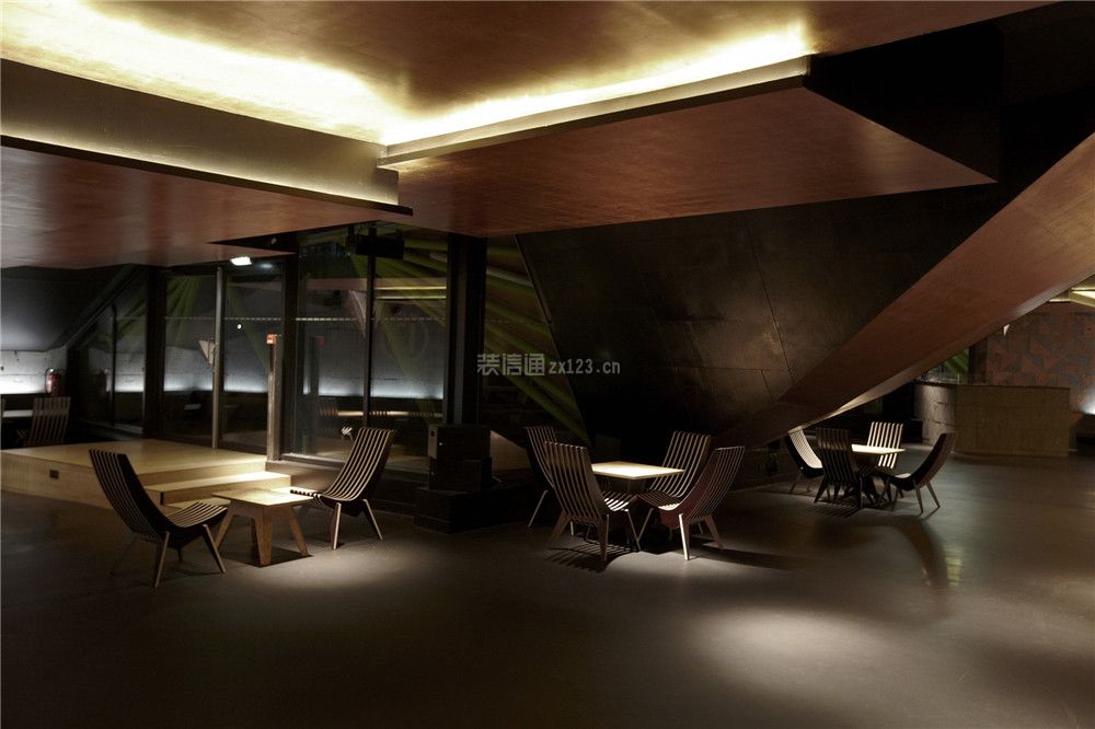 简约风格200平米酒吧夜店休闲区设计图片
