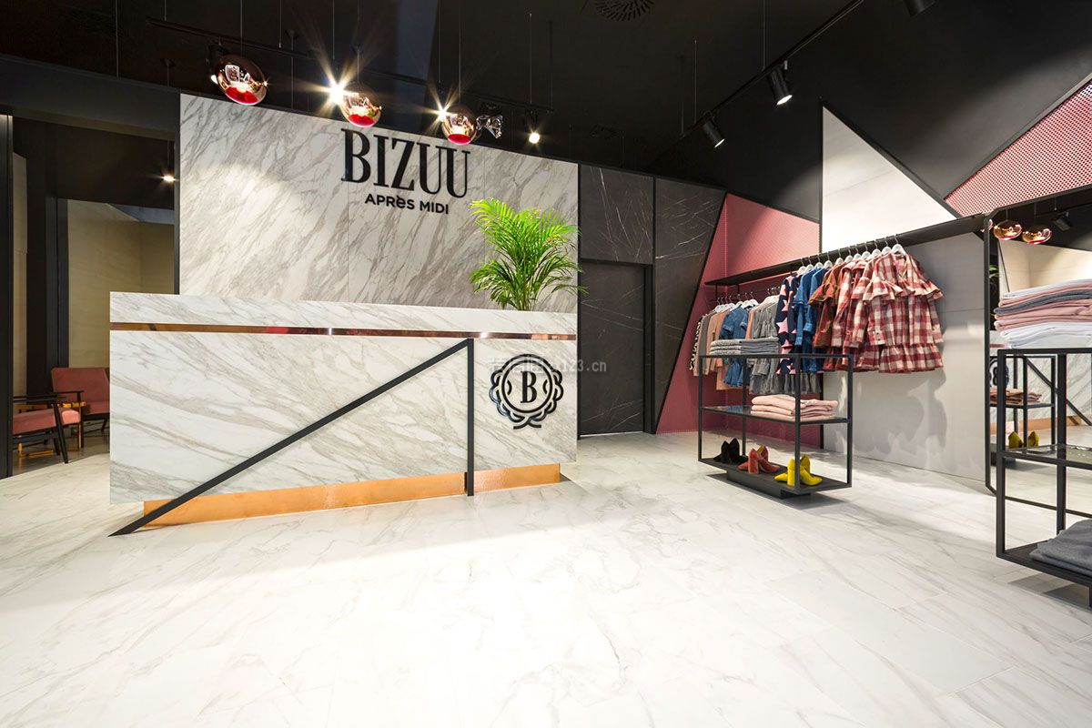 簡約風(fēng)格60平米街邊時(shí)裝店服務(wù)臺(tái)設(shè)計(jì)圖片